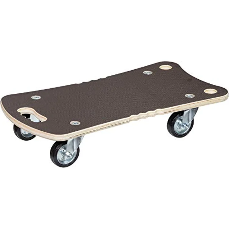 Wagner System MM 1312, Transportwagen mit rutschfester MaxiGrip-Beschichtung, Tragfähigkeit 300 kg, Birken-Multiplex, 290 x 575 mm – Bild 1