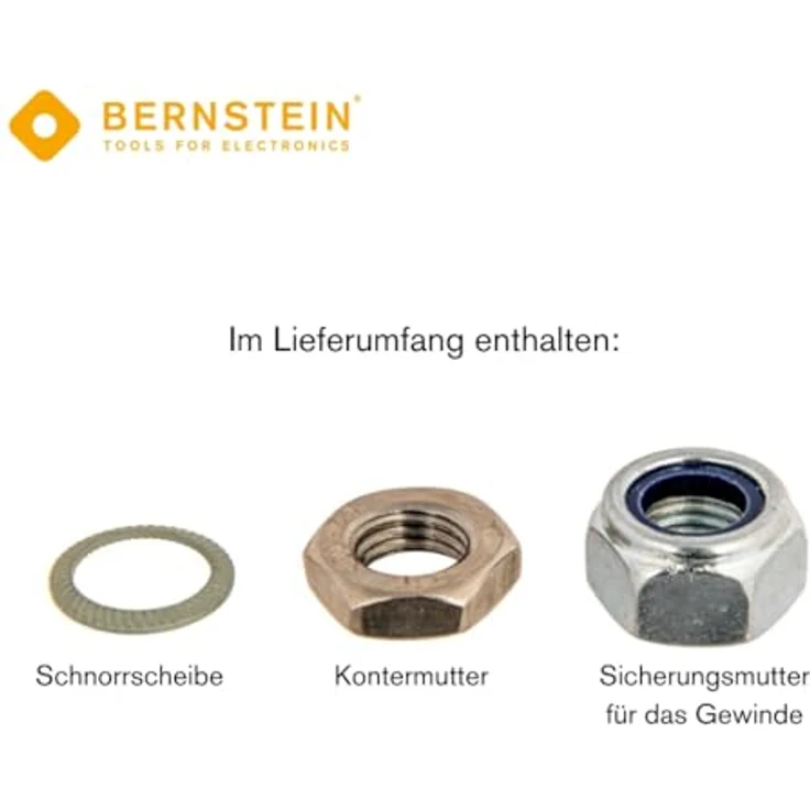 BERNSTEIN Kugelgelenk-Halter SPANNFIX 4.0, 360° drehbar, stufenlos feststellbar, Fußteil zum Anklemmen, dunkelgrau metallic – Bild 5