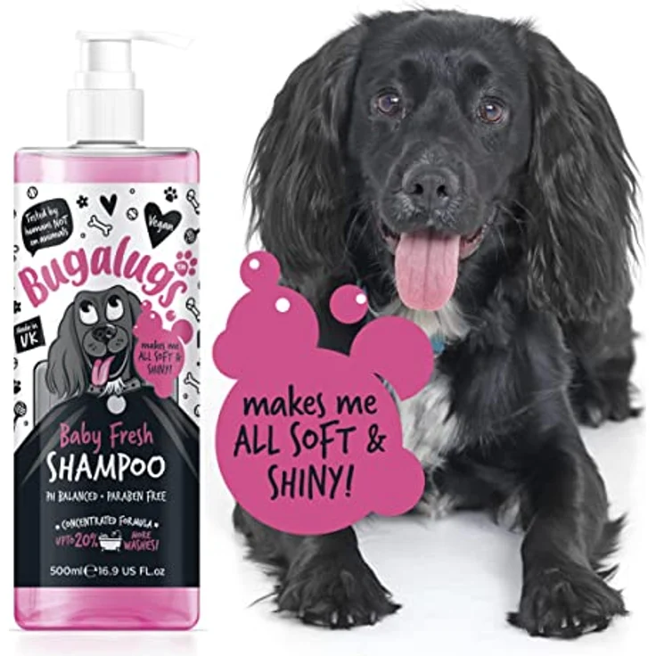 Bugalugs Tiershampoo Baby Fresh, pH-neutrales Hundeshampoo mit langanhaltendem Duft, 500 ml, vegan, Lake District – Bild 8