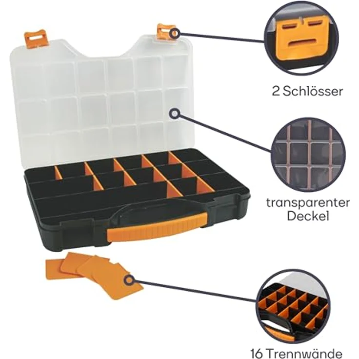 PEREL - OMR18  18 Aufbewahrungsbox-Organizer 725106 – Bild 5