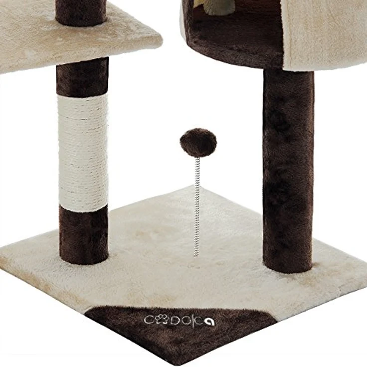 CADOCA Kratzbaum Bonsai in Braun/Beige – Bild 3