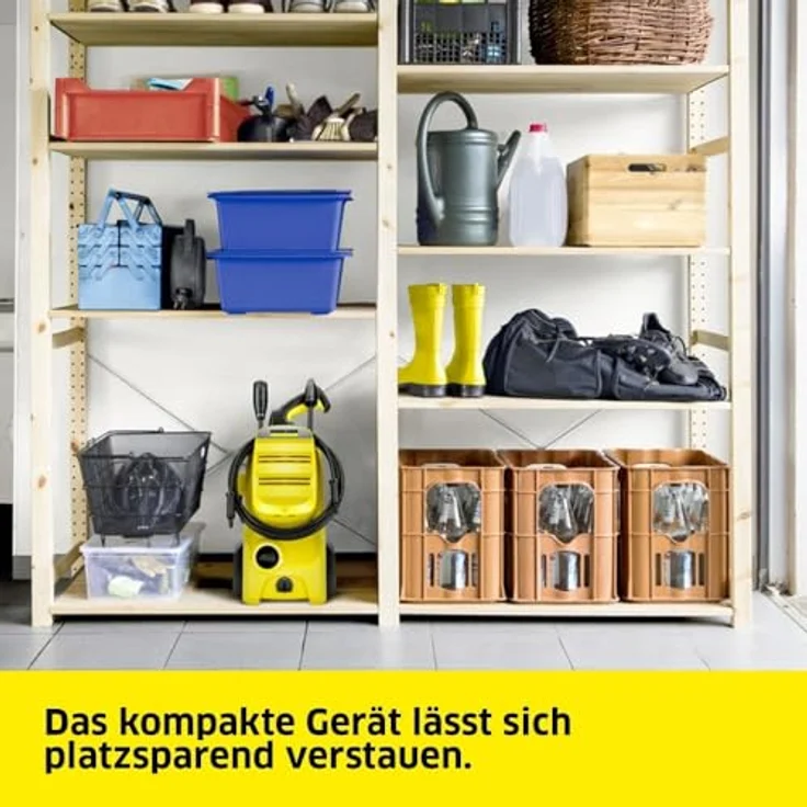 Kärcher Hochdruckreiniger K 4 Classic Car, kompakt und leistungsstark, mit Car Kit in Rot – Bild 9