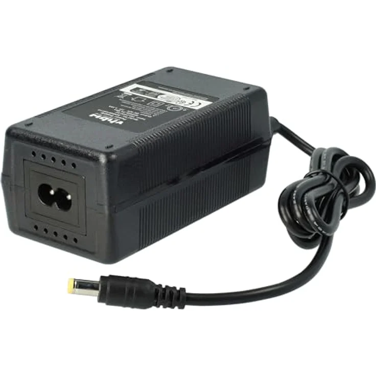vhbw Ladegerät kompatibel mit MiFa Phylion Fahrradakkus, 36 V Li-Ion E-Bike Ladegerät mit Rundstecker-Anschluss, 60 W, 200 cm Kabel – Bild 4
