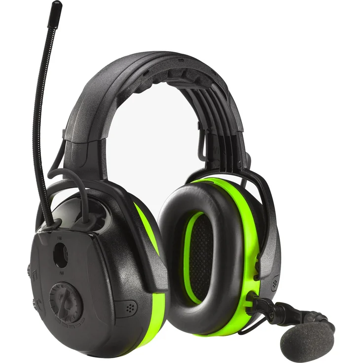 Hellberg SAFETY Secure2H Synergy Gehörschutz mit Multi-Point Bluetooth, AM-FM Radio, IPX4 wasserdicht, schwarz-blau