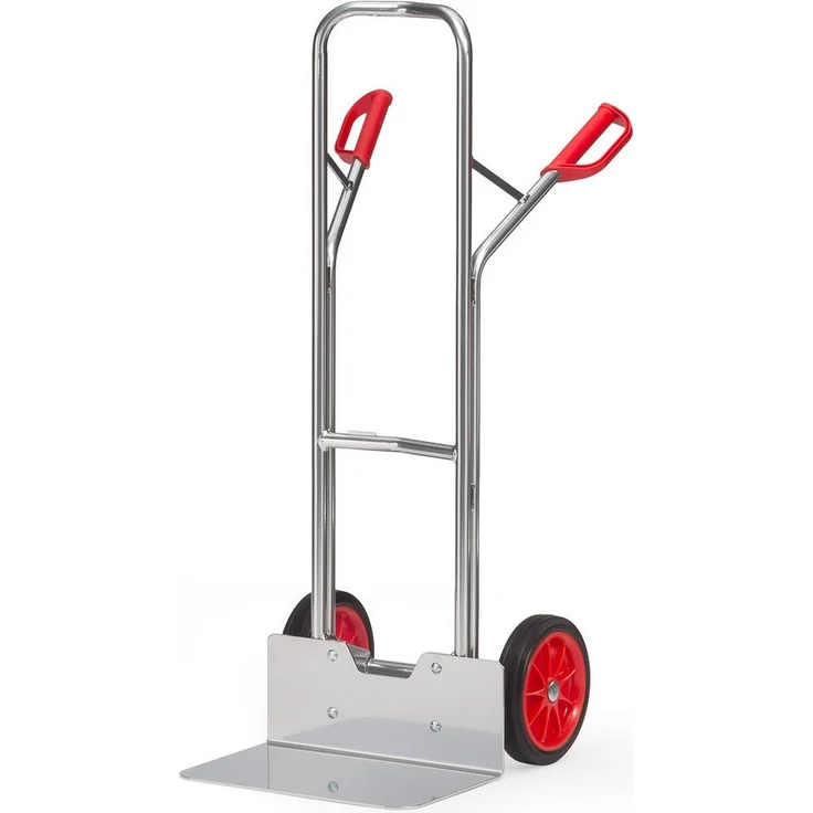FETRA Sackkarre Alu-Stapelkarre A1326V, leichte Aluminiumkonstruktion mit austauschbarer Aluminiumschaufel und Vollgummibereifung