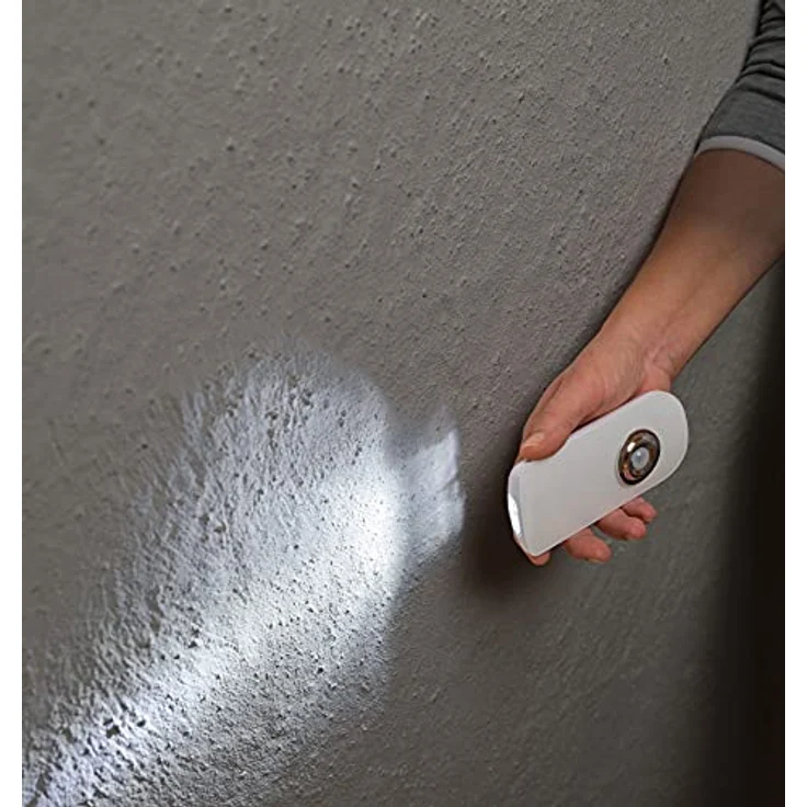 Brennenstuhl LED Sicherheitsleuchte/Nachtlicht mit Infrarot Bewegungsmelder mit SMD LEDs (automatisches Einschalten bei Stromausfall, 50 + 40 lm, inklusive Abnehmbarer Taschenlampe, 3000K) – Bild 5