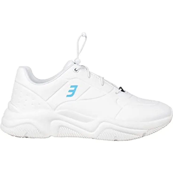 Safety Jogger Champ O2 Low, Rutschfeste Sicherheitsschuhe mit ESD-Schutz, metallfrei, weiß, Größe 39