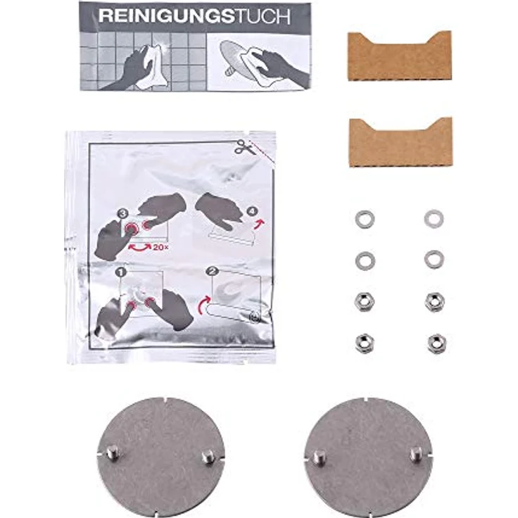 Keuco Brausegarnitur Klebe-Set Typ 2, Höhe 5.00 cm, Edition 90, für ausgewählte Bad-Accessoires, Brausestangen, Brause-Sets – Bild 2