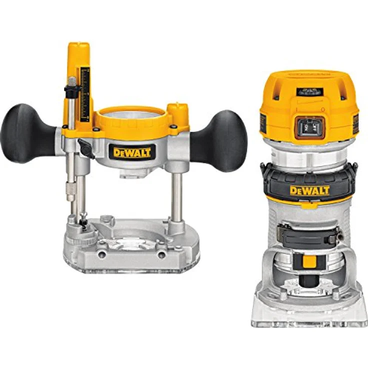 DeWalt Oberfräse D26204K, gelb/silber, Koffer, 900 Watt 27000 U/min 36 mm – Bild 2