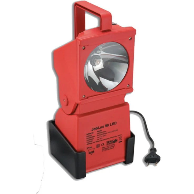 AccuLux LED Akku-Handscheinwerfer JobLux 90 LED, spritzwassergeschützt, schlagfest, tageslichtweiß