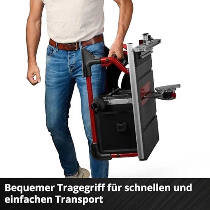 Einhell Akku-Tischkreissäge TE-TS 36/10 T Li-Solo, leistungsstark mit stufenloser Höhenverstellung und Neigung bis 45°, Aluminiumtisch, ohne Akku und Ladegerät – Bild 9