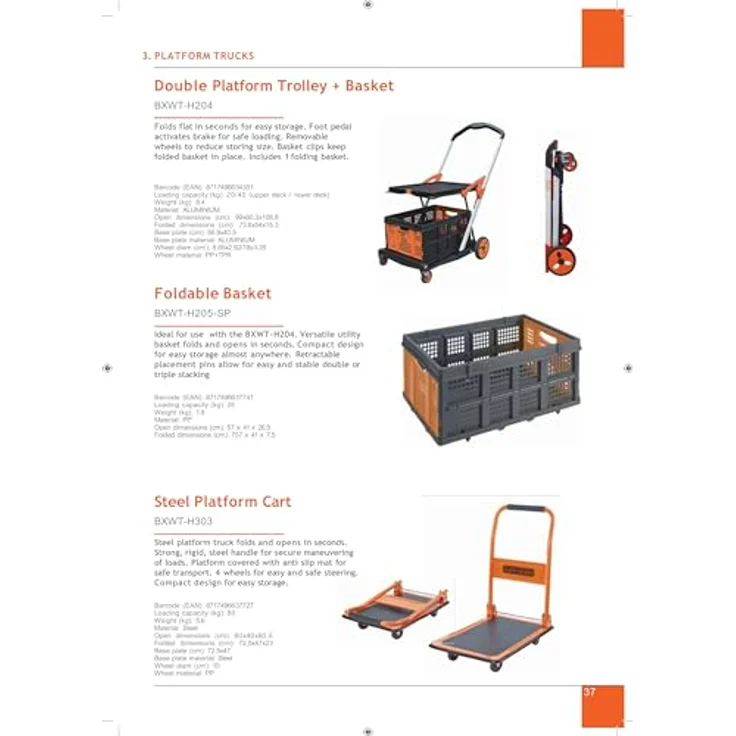 EDM Plattform auf Rädern, max. 80kg, Stahlkonstruktion, 60x40x80cm, schwarz – Bild 6