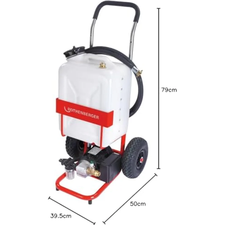 Rothenberger ROSOLAR Pump Solar Befüllpumpe (Solaranlagen befüllen, spülen oder entlüften, 35 l-min, 50 Hz) 1500000135 – Bild 3