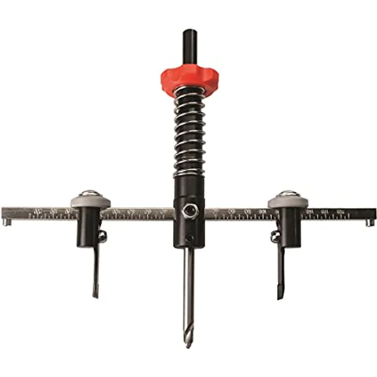 BOXTEC Hartmetall Kreisschneider BHC mit Schutzhaube stufenlos einstellbar im Koffer mit 4 Messern für Trockenbau, Holz, Kunststoff, Gipskarton, Durchmesser:40-205mm BHC 205 PREMIUM – Bild 3