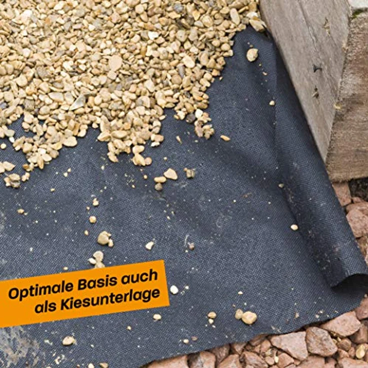 ILP GmbH Hinrichs 50m Gartenvlies Unkrautvlies Wasserdurchlässig 50m – Bild 6