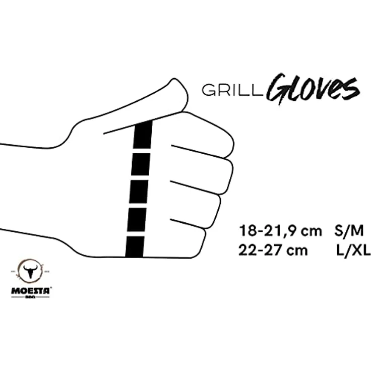 Grill-Gloves No.1 - die Grillhandschuhe - Größe L-XL - Moesta – Bild 10