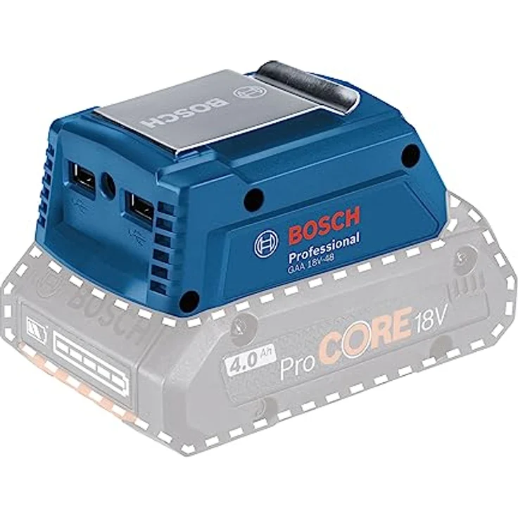 Bosch Professional 18V System Ladegerät GAA 18V-48 (kompakter USB-Ladeadapter, mit 2x 2,4 A Ladestrom) – Bild 2