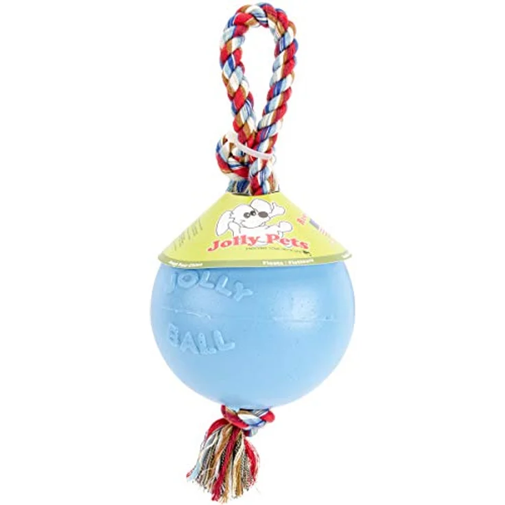 Jolly Pets JOLL050B Hundespielzeug - Ball Romp-n-Roll, 15 cm, hellblau – Bild 3