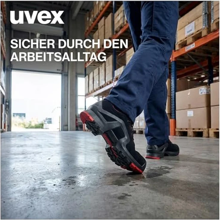 Uvex Safety 1 Sicherheitsschuhe, S1P, Größe 46, ergonomische Konstruktion für optimalen Schutz und Komfort – Bild 8