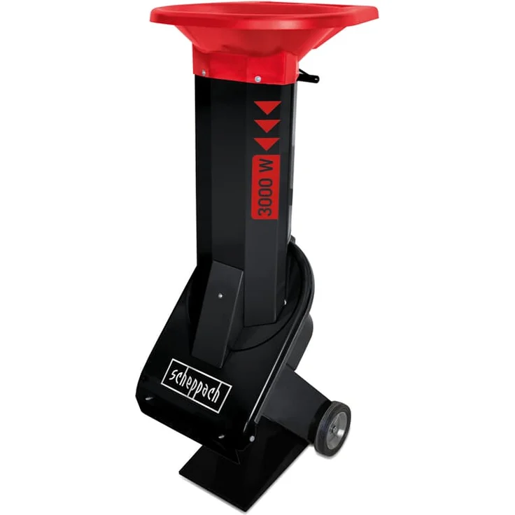 Scheppach Häcksler BIOSTAR 3000 Gartenhäcksler - 230V, 3500 Watt Leistung, Ast- Ø 50 mm, Made in Germany, Wattendemesser, inkl. Fahrvorrichtung – Bild 1