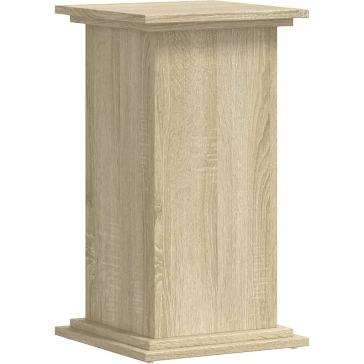 vidaXL Blumenständer Pflanzenständer Sonoma-Eiche 33x33x60 cm Holzwerkstoff (1 St) mit großer Oberfläche und zeitlosem Design – Bild 1
