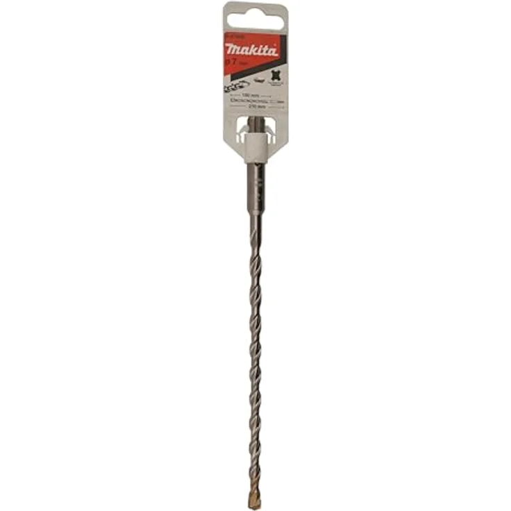 Makita SDS-VPLUS-Bohrer 7x210 mm, HM Bohrer für SDS-PLUS Hämmer mit Power Breaker Schneidkanten und optimiertem Bohrverhalten – Bild 2
