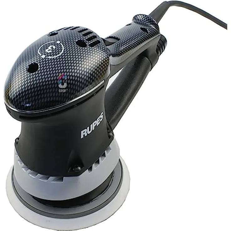 RUPES ER 03TE, Profi Exzenterschleifer mit 450 W, beutellos, 5000-10000 RPM, 2,1 kg
