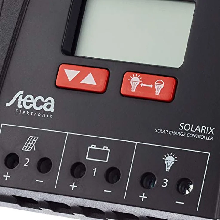 STEGA Solarladeregler Solarix 4040 12/24VDC 40A mit 5 Jahren Herstellergarantie, LCD Display, IP32, 5V USB 1,5A – Bild 3