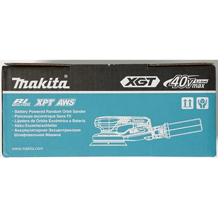 Makita Exzenterschleifer BO 002 CGZ 40 V max. 150 mm 5 mm Hub Brushless Solo - ohne Akku, Lader – Bild 12