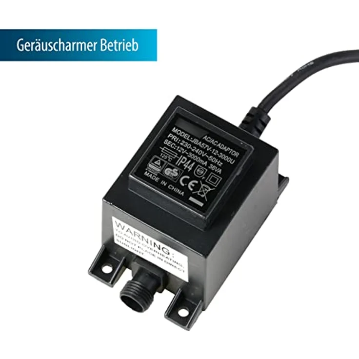 Aqua Forte Filter-/Teichpumpe DM6500 12 Volt 6,5m³/h, Förderhöhe 4m, 50 Watt – Bild 3