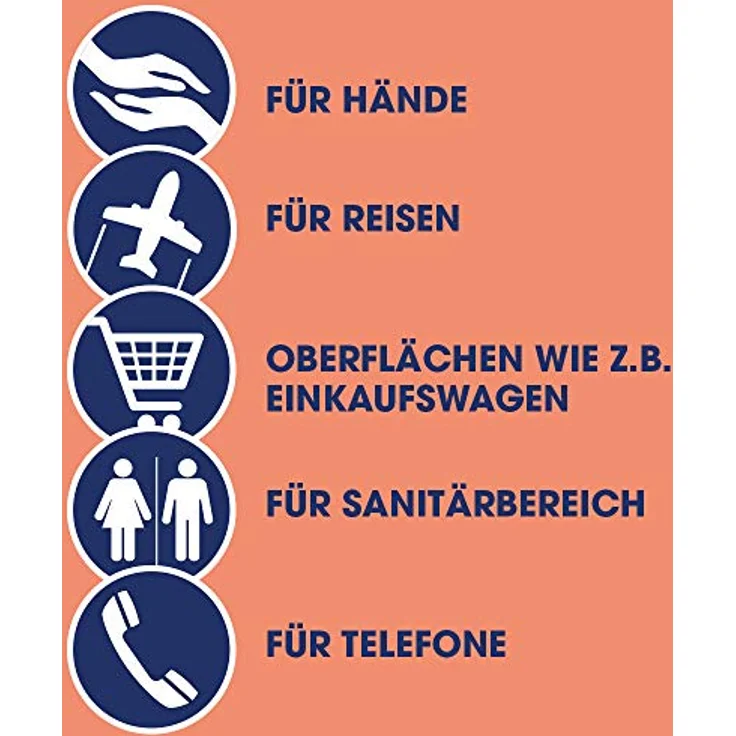Sagrotan 2in1-Desinfektionstücher – Zum Desinfizieren von Händen und Oberflächen – 7 x 15 Feuchttücher in wiederverschließbarer Verpackung – Bild 3