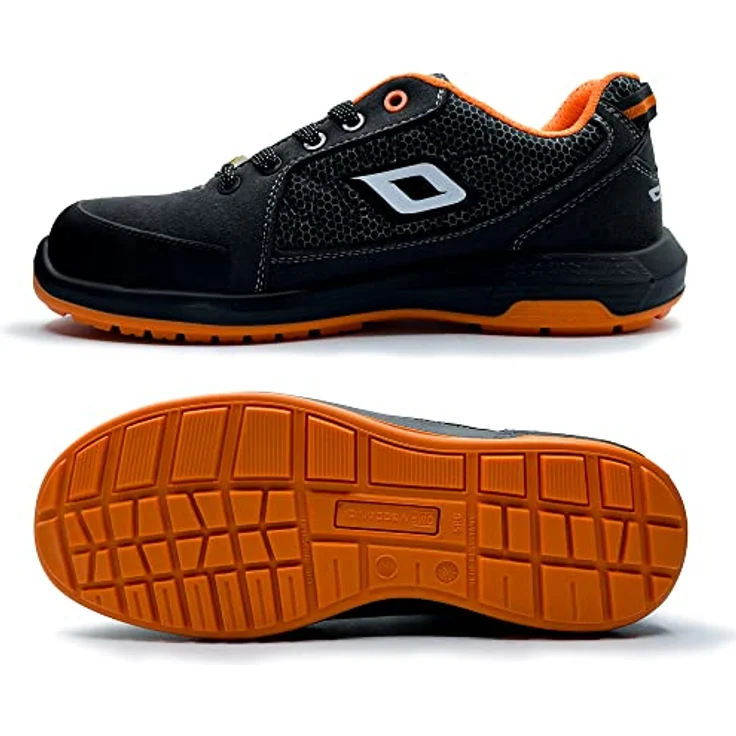 OMP MECCANICA PRO SPORT, Sicherheitsschuhe S1P aus Kevlar, ölresistent, leicht, orange, Größe 37 – Bild 4