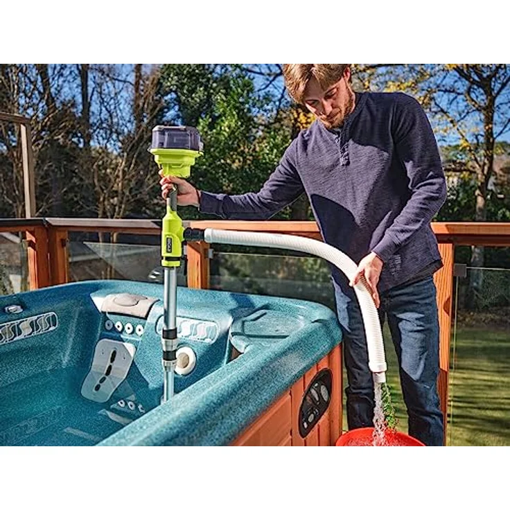 Ryobi Akku-Regenfasspumpe 18 V ONE+ , 3360 l|h Fördermenge, Timer | RY18STPA-... - Ryobi – Bild 4