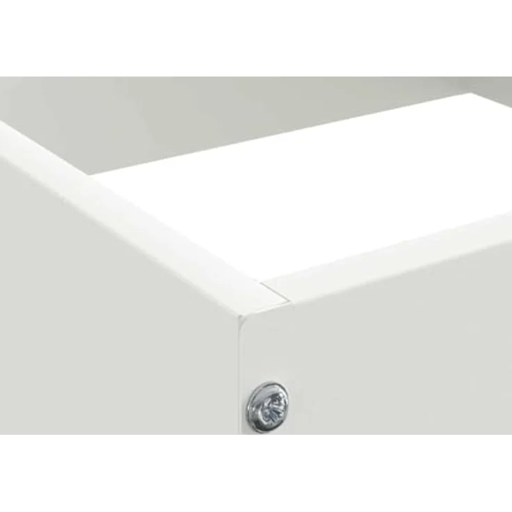 vidaXL Raseneinfassung Weiß, 40 x 40 x 13 cm, langlebige Stahl Landschaftsdivider für Garten und Terrasse, moderne Metallkante, einfache DIY-Installation – Bild 5