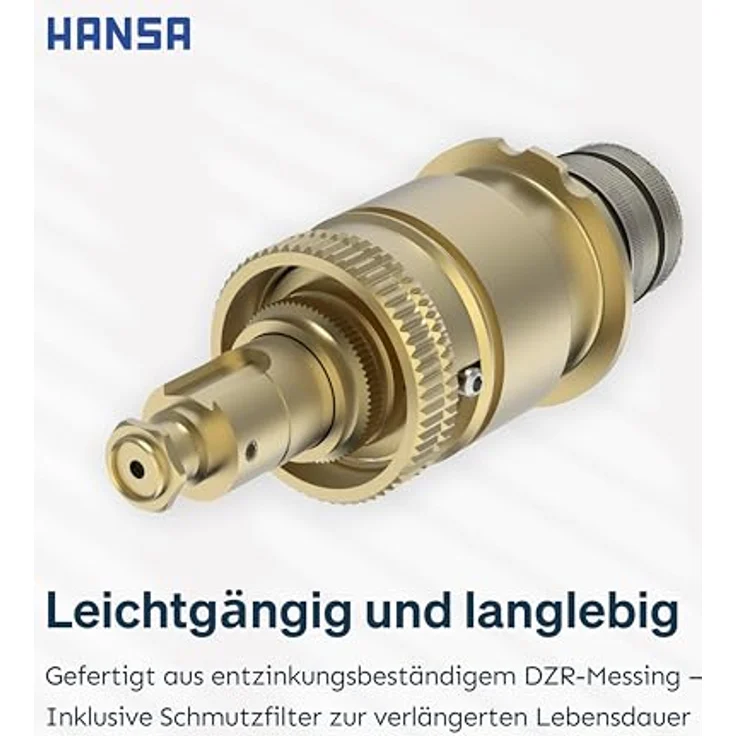 OTTO Hansa Thermostatkartusche 59904501, passend zu Hansamat/Hansavario 0808, Wachs-Dehnstoffelement mit Adapter und Schmutzfangsiebe – Bild 3