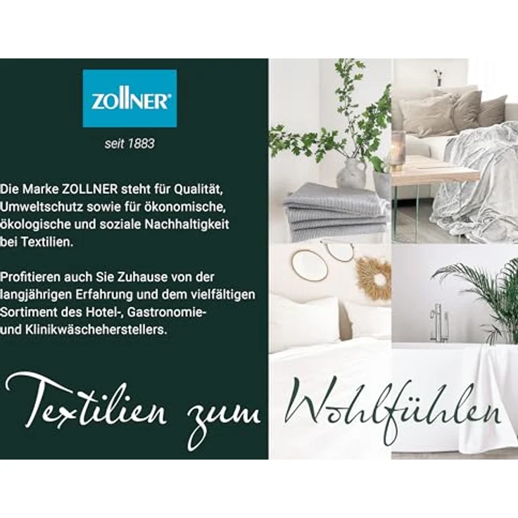 Zollner Saunatuch Beige, 70x180 cm, 100% Baumwolle, Oeko-Tex® Standard 100, schnell trocknend, für Sauna und Freizeit – Bild 7