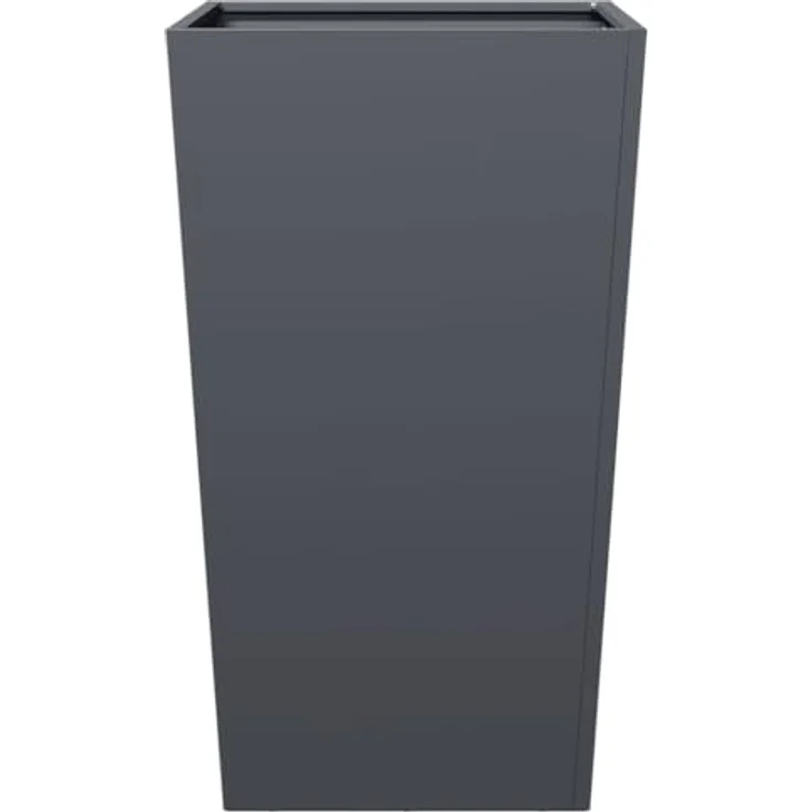 vidaXL Pflanzkübel Anthrazit 45x45x75 cm Stahl, rostbeständig und strapazierfähig, viel Platz für Pflanzen – Bild 4
