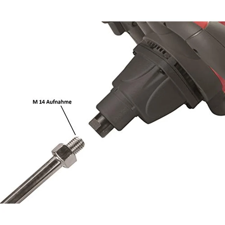 BOXTEC Mörtelrührer WR3R verzinkt M14, Durchmesser:WR3R Ø120mm - L 600mm – Bild 2