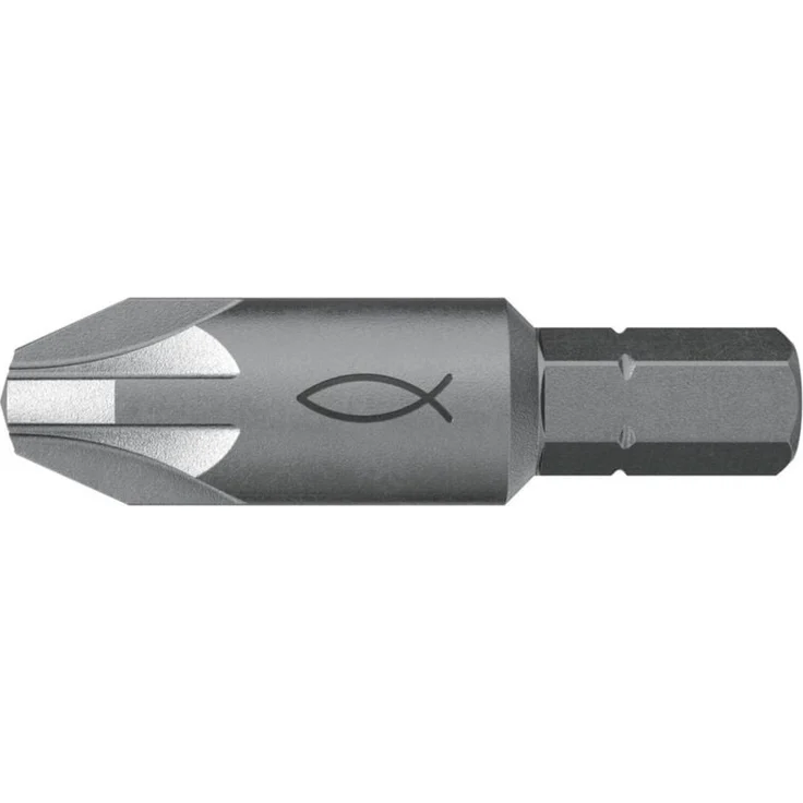 Fischer Profi Bit FPB PZ 4, Kreuzschlitz-Bit für Elektroschrauber, 38 mm, hochverschleißfest, Stahl