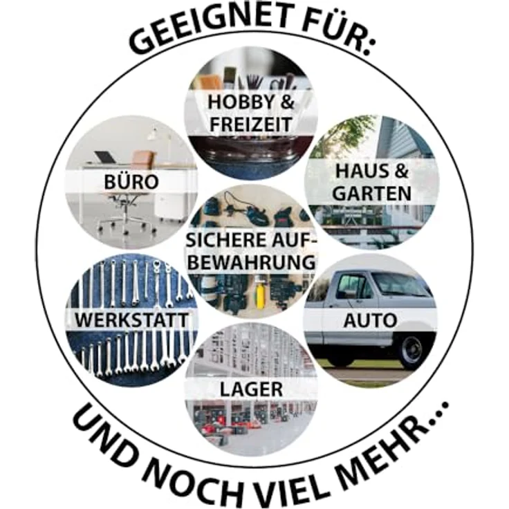 Trucky Truckbox Aluminium Deichselbox, abschließbare Alu Kiste 79x29x36 cm für Anhänger – Bild 5