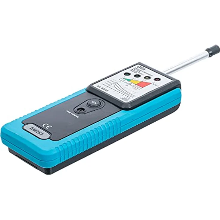 BGS TECHNIC Bremsflüssigkeitstester mit 4 LED-Anzeige, geeignet für DOT3, DOT4, DOT5.1, inkl. Warnanzeige bei leerer Batterie – Bild 1