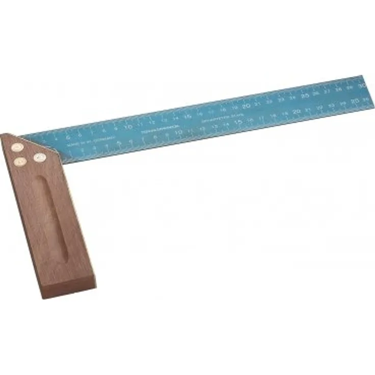 Triuso Tischlerwinkel 300 mm beidseitige Maßangabe 42 mm breit Schreinerwinkel Anschlagwinkel