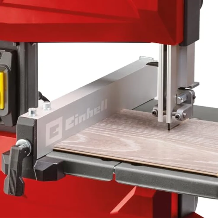 Einhell Bandsäge TC-SB 200 + (300 W, werkzeugloser Sägebandwechsel, Parallelanschlag, Höhenverstellung, robuste Sägebandführung, stufenlos neigbarer Tisch) – Bild 4