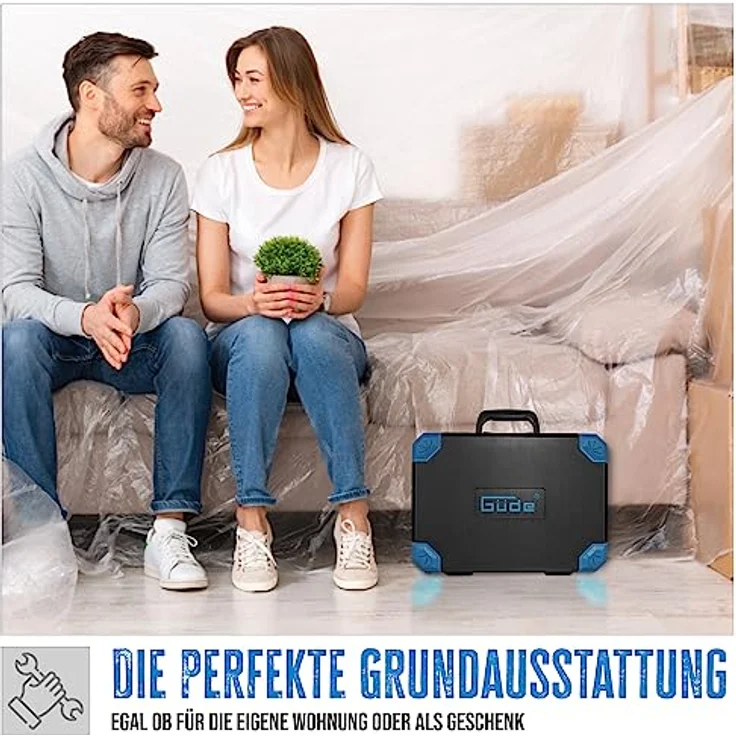 Güde Werkzeugkoffer »GWZK 241«, 241 tlg., Chrom-Vanadium, Carbon-Stahl, komplett in Schwarz – Bild 3