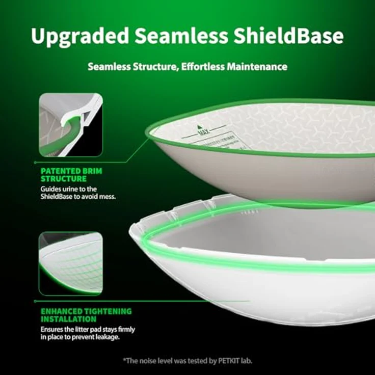 PETKIT Pura Max 2.0 Automatische Katzentoilette, selbstreinigendes Katzenstreu, xSecure/Geruchsbeseitigung/APP-Control/maximale Kapazität von 76 l für mehrere Katzen, weiß – Bild 3
