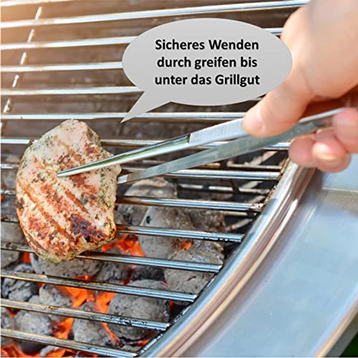Grill- Bratenpinzette 30 cm – Bild 6