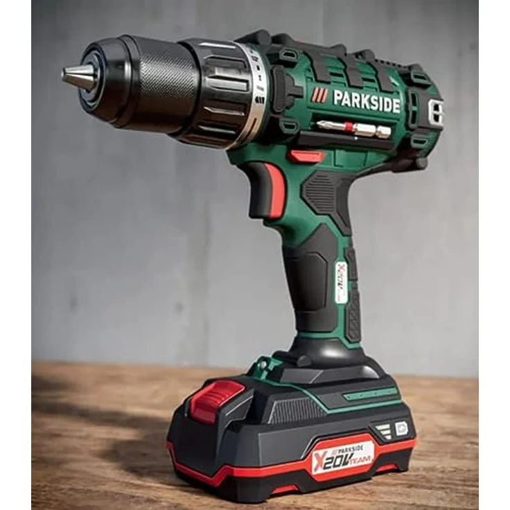 Parkside PARKSIDE® 20V Akku-Bohrschrauber PABS 20-Li E6 Akkuschrauber mit Akku u. Ladegerät – Bild 2