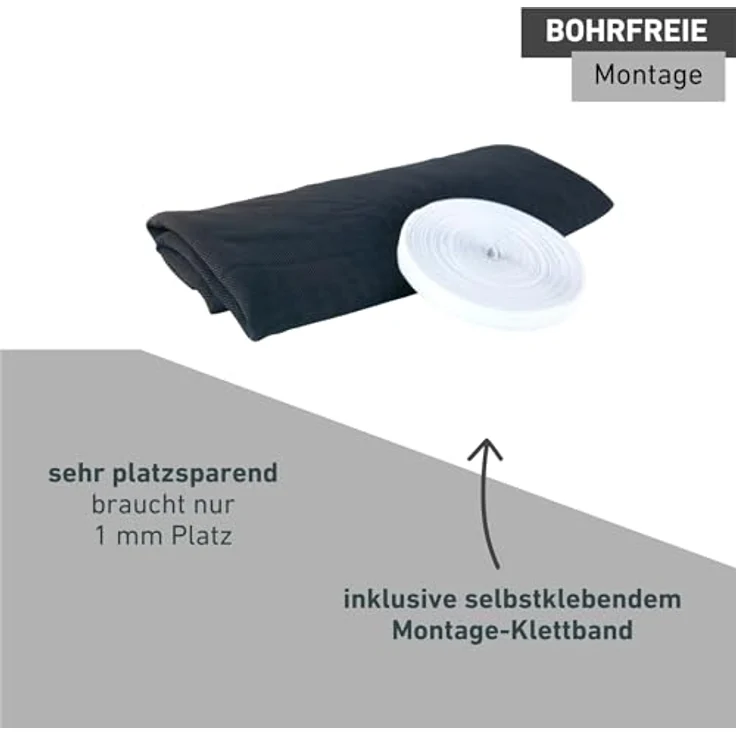 Windhager Moskitonetz Elastic für Fenster, Insektenschutzgitter, dehnbares Gewebe, BxH: 130x150 cm – Bild 5