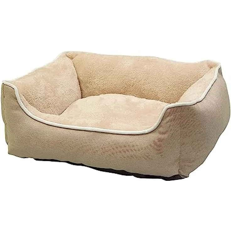 Nobby 61790 Komfortbett eckig Classic ARNO beige 73 x 59 x 18 cm