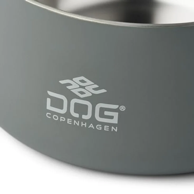 DOG Copenhagen Vega Hundenapf, M/L, Edelstahl mit rutschfestem Gummiboden, Cool Grey – Bild 4